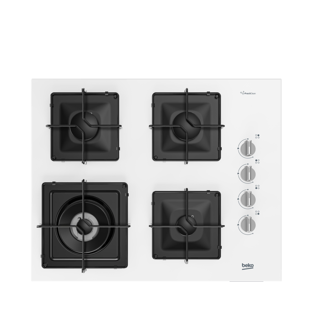 Beko BOCD K 6510 EWB Gazlı Cam Tablalı Ocak
