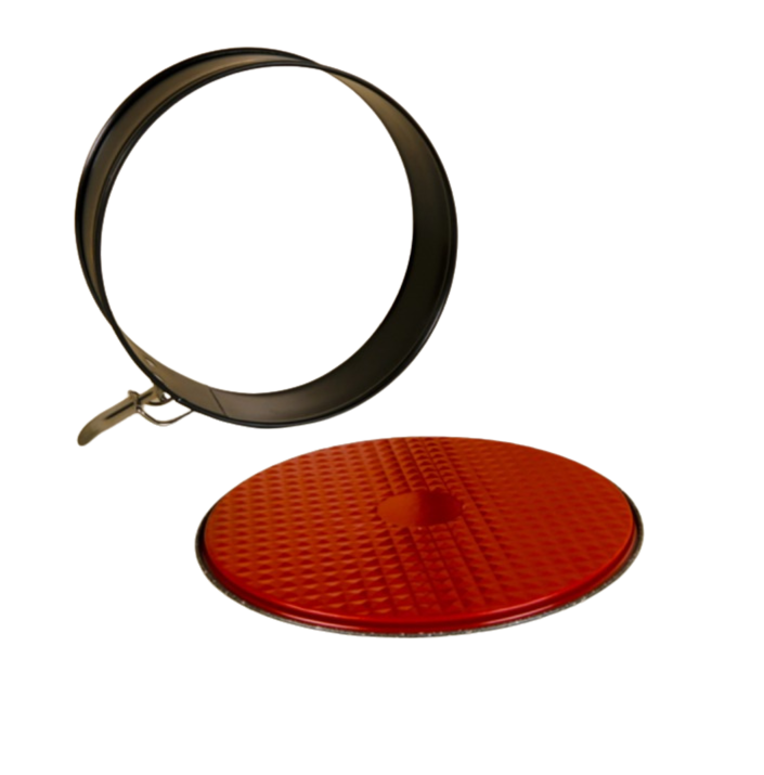 Guardini Kelepçeli Kek Kalıbı Granit Kırmızı 22 cm