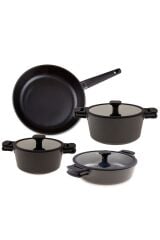 Black Cook 7 Parça Döküm Tencere Seti