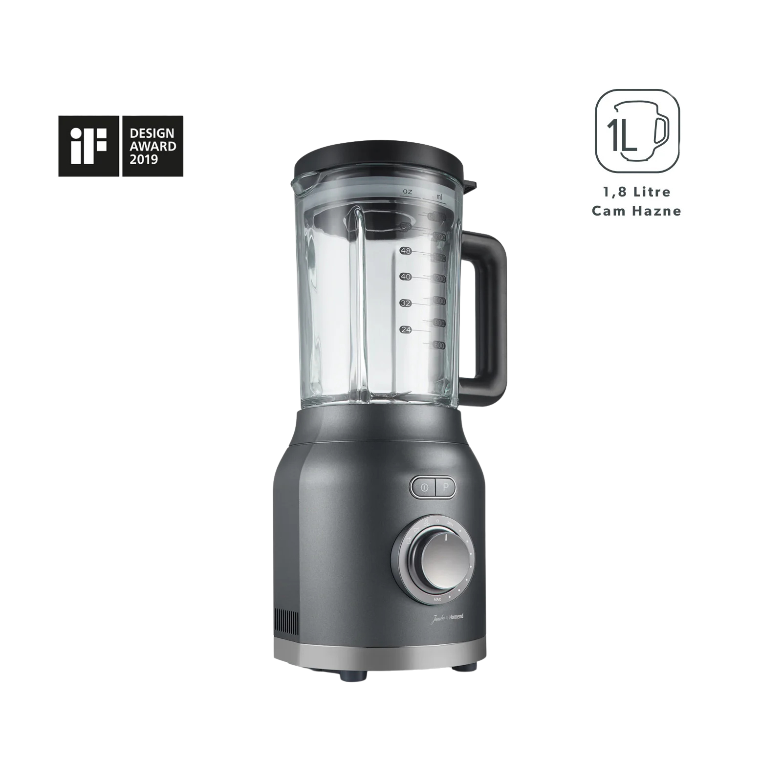 Jumbo x Homend Artfood 4925H Antrasit Profesyonel Blender