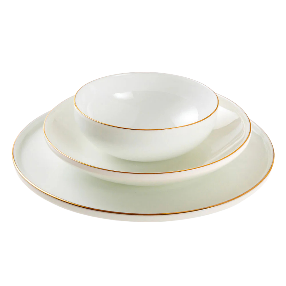 Jumbo Bianca Gold 57 Parça 12 Kişilik Yemek Takımı