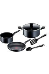 TEFAL C26780 Titanyum 1X Starter Tencere ve Tava Seti 6 Parça
