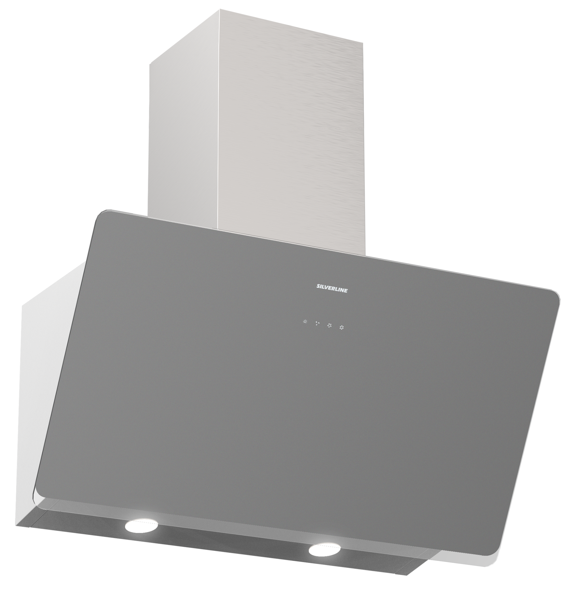 SİLVERLİNE 3457 Soho Gri 60 cm Duvar Tipi Davlumbaz