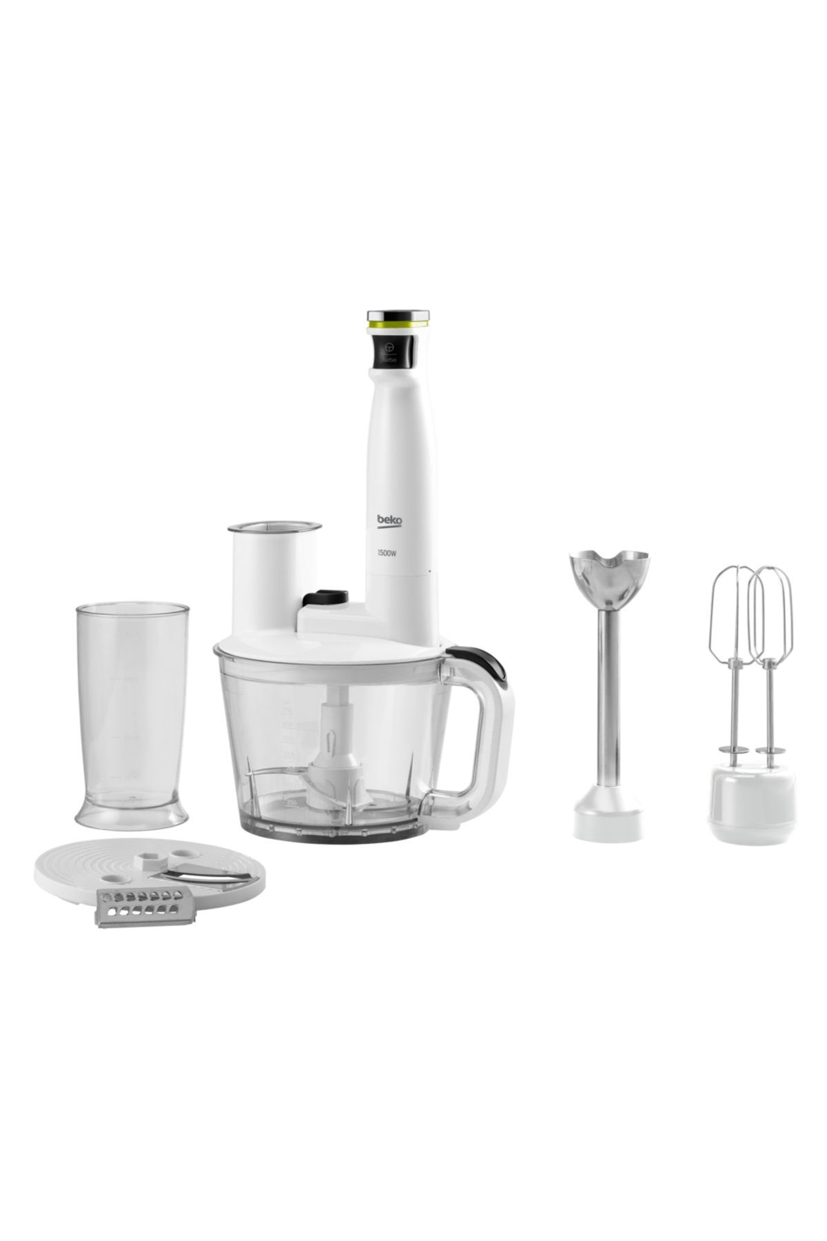 BEKO Rhb 5050 Floral 1500 W Mikser & Blender Seti Beyaz