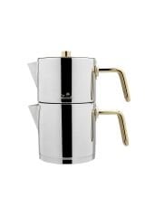 Metalix Midi Çaydanlık Titanyum Gold, Çelik Yeni Model 998259