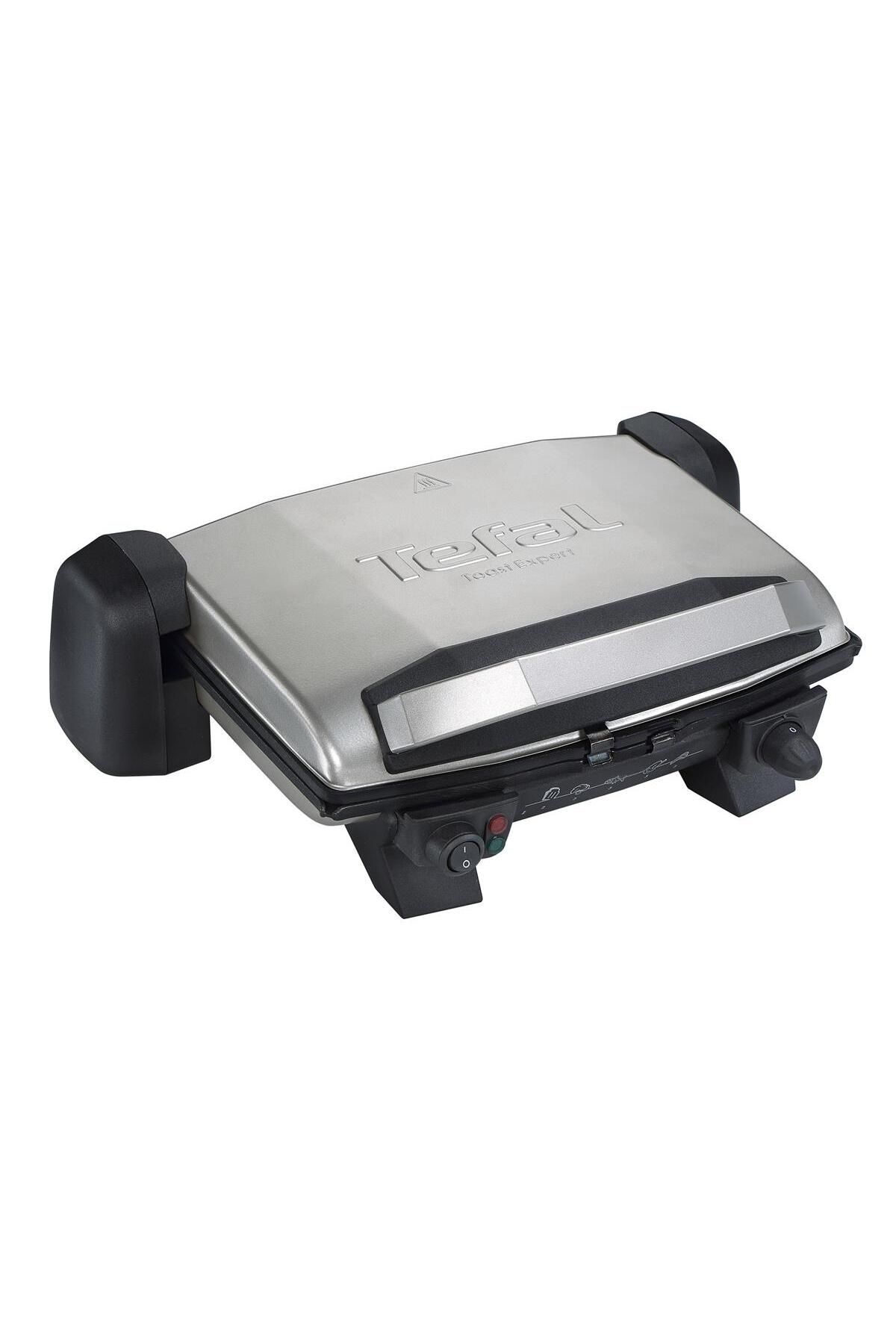 Gc191e41 Toast Expert 1800 Watt Yapışmaz Döküm Kaplama Izgara Ve Tost Makinesi (GÜMÜŞ)