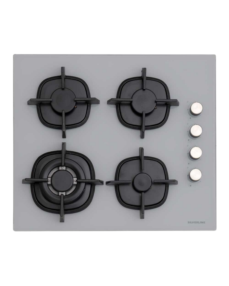 Silverline CS5429S01 Wok Gözlü Gri Cam Ankastre Ocak